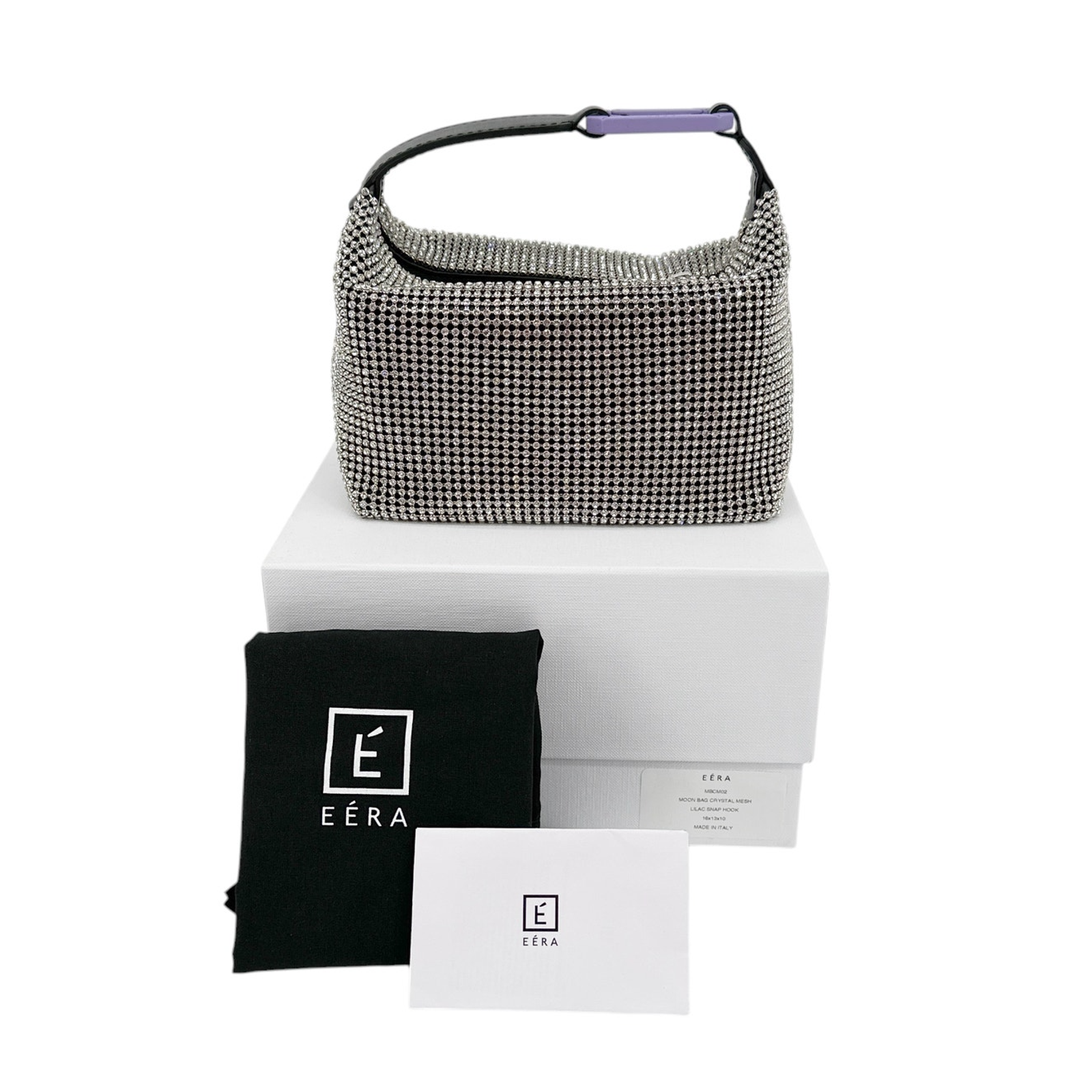 Eera Crystal Moonbag With Lilac Snap Hook — image 3 of 8